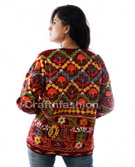 Chaqueta de cintura tradicional boho