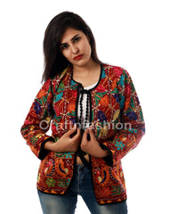 Floral Multicolored Jacket Coat