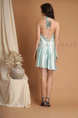 Party wear satin Dress