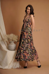 Women Free Size Maxi Dress