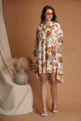 Women Cotton Shirt Dress