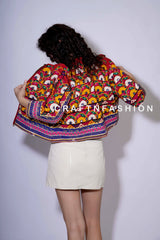 Chaqueta de moda hippie