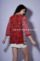 Chaqueta Bordada Boho Chic