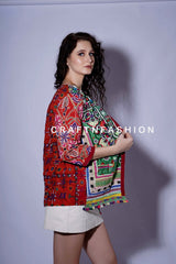 Chaqueta Bordada Boho Chic