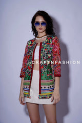 Boho Chic Embroidery Jacket