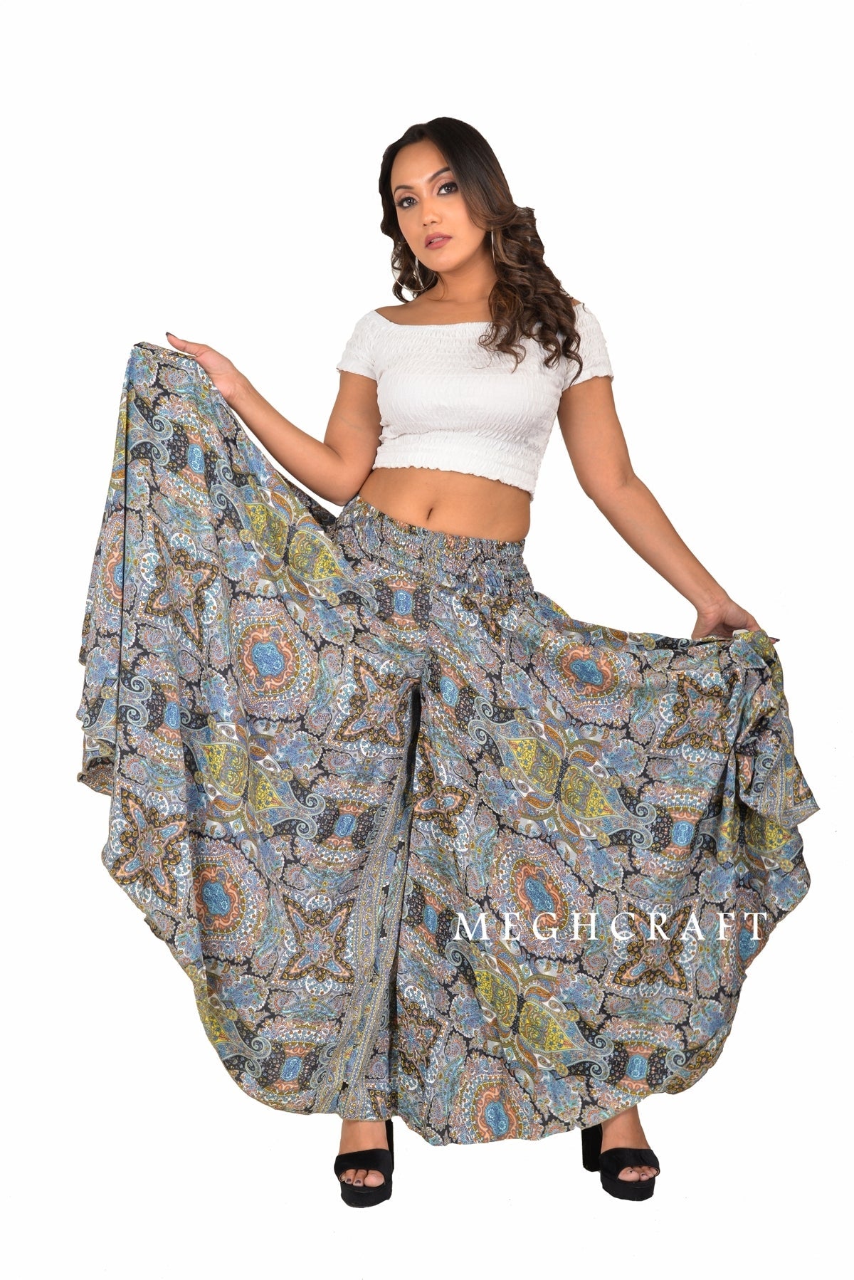 Fusion Wear Big Flared Trouser