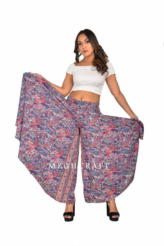 Boho Chic Wide Leg Trouser