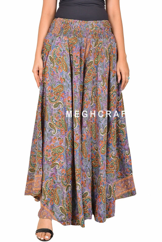 Pantalón de pierna ancha de moda de verano boho