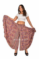 Poly Crape Silk Palazzo Pant