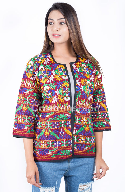 Boho Fashion Embroidered Jacket