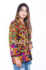 Chaqueta de mujer bordada