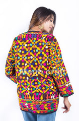 Chaqueta de mujer bordada