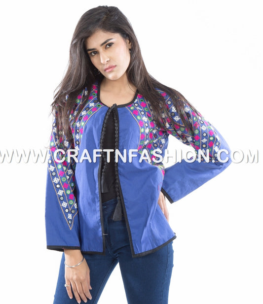 Indian Mirror Work Jacket