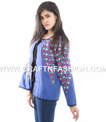 Indian Mirror Work Jacket