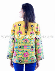 Gujarati Embroidered Silk Jacket