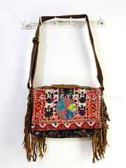 Sac à bandoulière brodé Boho