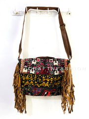 Bolso bandolera bordado boho