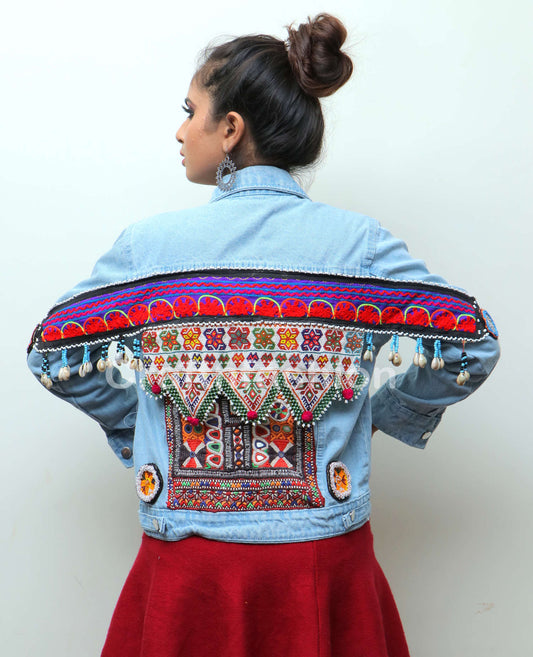 Exclusive Boho Denim Jacket