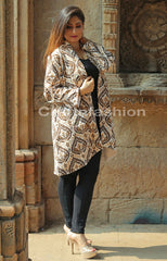 Cotton Kantha Embroidered Coat