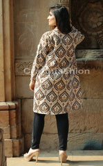 Cotton Kantha Embroidered Coat