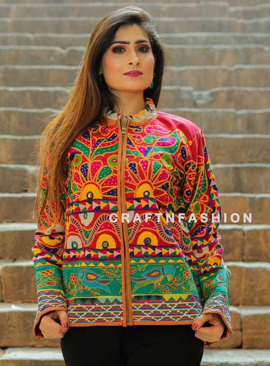 Bohemian Kutch Embroidery Jacket