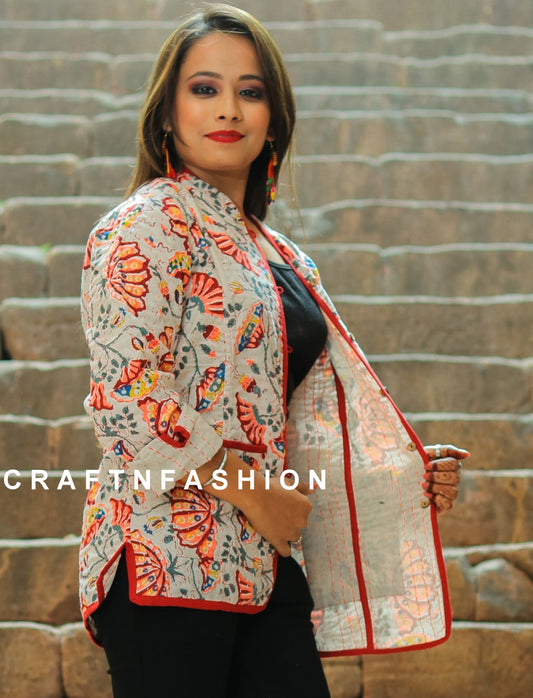 Sustainable Kantha Waist Coat