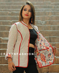 Sustainable Kantha Waist Coat