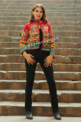 Kutch Embroidered Bomber Jacket