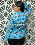 Chaqueta Kantha Bohemia Azul