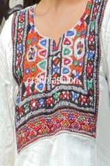 Robe en coton Khadi Boho Fashion