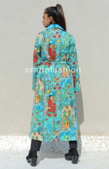 Japanese Style Kantha Kimono Robe