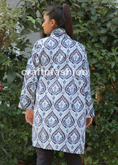 Cárdigan de chaqueta kantha indio