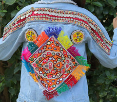 Boho Chic Retro Denim Jacket