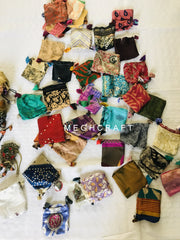 Vintage Silk Jewelry Pouches