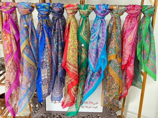 Lot en gros de foulard en pure soie