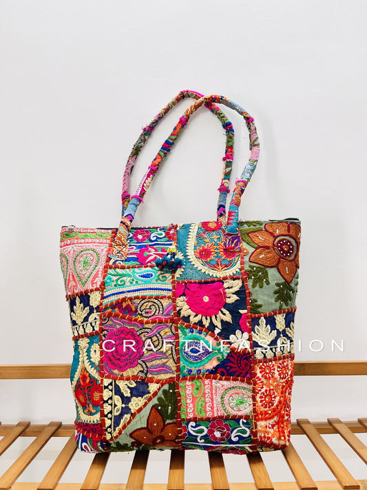 Sac fourre-tout de travail hippie patch