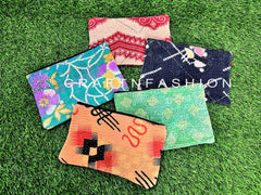 Wholesale Kantha Zipper Pouch