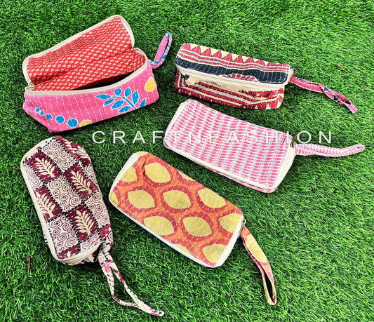 Wholesale Kantha Toiletry Pouch