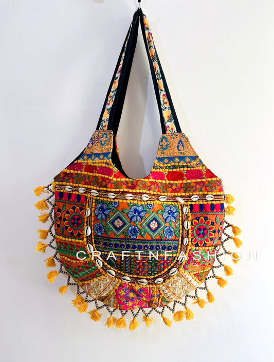 Bolsa de tela Banjara vintage