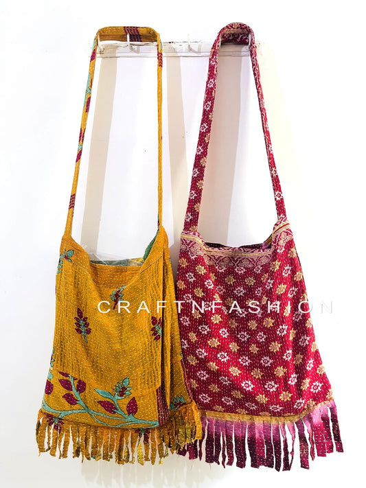 Wholesale Kantha Jhola Bag