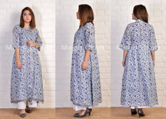 Wholesale Cotton Block Printed Kurtis