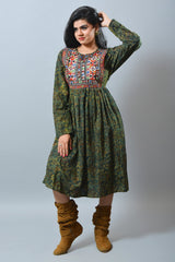 Boho Kutch Embroidery Patch Kurti