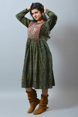 Boho Kutch Embroidery Patch Kurti