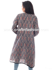 Boho Gypsy Ajrakh Long Shrug