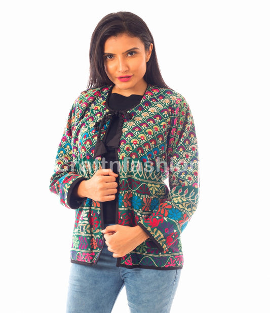 Bohemian Hippie Bomber Jacket