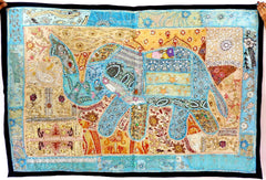 Tapisserie Vintage Éléphant Patchwork