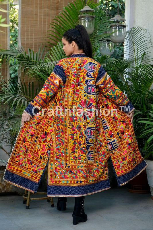 Gujarati Tribal Coat Long