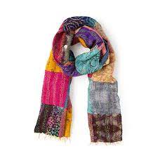 Assortiment de foulards Kantha en gros